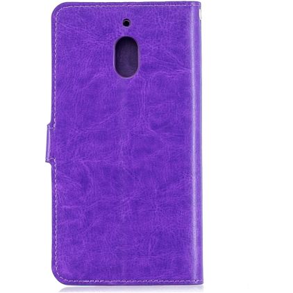Mobigear Wallet Housse Nokia 2.1 Etui Porte-Monnaie - Violet
