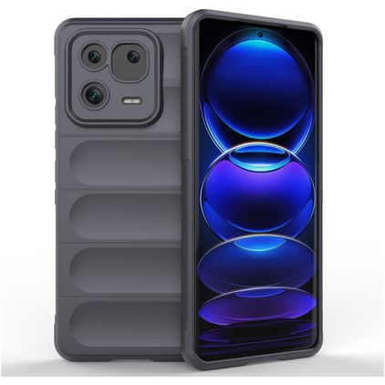 Mobigear Bumpy Coque Xiaomi 13 Pro Coque arrière en TPU Souple - Charcoal