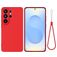 Mobigear Rubber Touch Samsung Galaxy S26 Ultra Silicone Coque arrière - Rouge