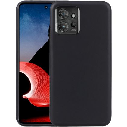 Mobigear Colors Coque Motorola ThinkPhone Coque arrière en TPU Souple - Noir