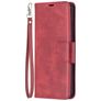 Mobigear Excellent Housse Nokia 1.4 Etui Porte-Monnaie - Rouge