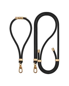 My Style Body & Wrist - Cordon de téléphone universel ajustable - Noir (Lot de 2)
