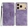 Mobigear Butterfly Housse iPhone 17 Pro Max Etui Porte-Monnaie - Violet