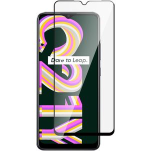 Mobigear Premium Realme C21Y Verre trempé Protection d'écran - Compatible Coque - Noir