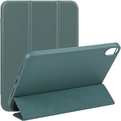 Mobigear Tri-Fold Gel Coque iPad Mini 6 (2021) Etui en TPU,Similicuir - Vert