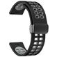 Mobigear Sport Plus Mag Bracelet Silicone Smartwatch Fermeture magnétique - Connexion universelle de 20 mm - Vert / Gris