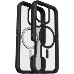 Otterbox Defender Coque iPhone 16 Pro Max MagSafe Coque arrière Rigide Anti-Chocs - Transparent / Noir