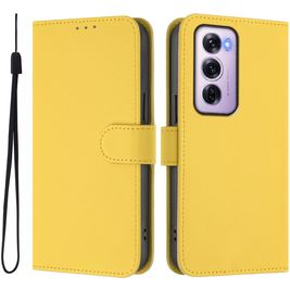 Mobigear Urban Wallet Housse OPPO Reno 12 Pro Etui Porte-Monnaie - Jaune