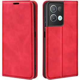 Mobigear Retro Slim Housse OPPO Reno 8 Pro 5G Etui Porte-Monnaie - Rouge