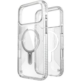 Speck Presidio Perfect Clear Grip Coque Transparente iPhone 17 Pro Max MagSafe Coque arrière Rigide Anti-Chocs - ClickLock