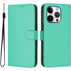 Mobigear Urban Wallet Housse iPhone 16 Pro Etui Porte-Monnaie - Vert
