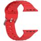 Mobigear Bumpy Bracelet Silicone Apple Watch Fermeture boucle ardillon - 49/46/45/44 mm - Rouge