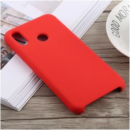 Mobigear Rubber Touch Coque Huawei P20 Lite (2018) Coque arrière en Silicone - Rouge Mobigear Rubber Touch Coque Huawei P20 Lite (2018) Coque arrière en Silicone - Rouge