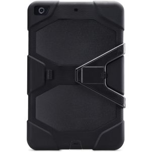 Xccess Survivor Essential Coque iPad 8 (2020) Coque arrière en Plastique rigide,Silicone + Support Amovible - Noir