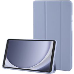 Mobigear Tri-Fold Gel Coque Samsung Galaxy Tab A11 Etui en TPU,Similicuir - Violet