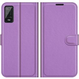 Mobigear Classic Housse Wiko Power U20 Etui Porte-Monnaie - Violet