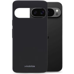 Mobilize Rubber Gelly Coque Google Pixel 9 Pro XL Coque arrière en TPU Souple - Noir