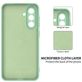 Mobigear Rubber Touch Coque Samsung Galaxy A56 Coque arrière en Silicone - Vert