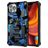 Mobigear Armor Stand Coque iPhone 13 Pro Max Coque arrière Rigide Anti-Chocs avec Support Amovible - Bleu