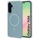 Mobiparts Slim Line Coque Samsung Galaxy A56 MagSafe Coque arrière Rigide - Sage Green