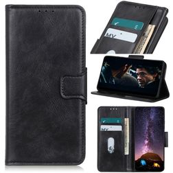 Mobigear Classy Housse iPhone 12 Pro Max Etui Porte-Monnaie - Noir