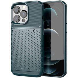 Mobigear Groove Coque iPhone 13 Pro Max Coque arrière en TPU Souple - Vert
