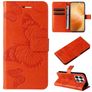Mobigear Butterfly Housse Xiaomi 14T Pro Etui Porte-Monnaie - Orange