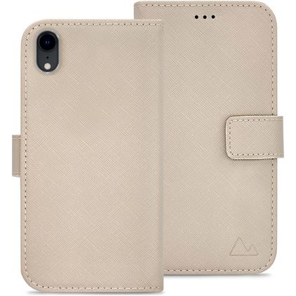 My Style Flex Wallet Housse iPhone XR Etui Porte-Monnaie - Warm Taupe