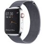 Mobigear Loop Bracelet Milanais pour Apple Watch Fermeture magnétique - 42/41/40/38 mm - Gris