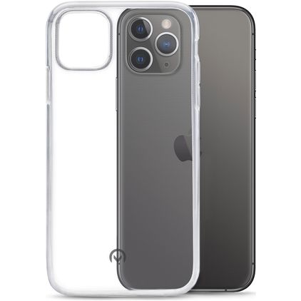 Mobilize Gelly Coque Transparente iPhone 11 Pro Coque arrière en TPU Souple - Transparent