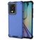 Mobigear Honeycomb Coque Huawei P40 Coque arrière Rigide Anti-Chocs - Bleu