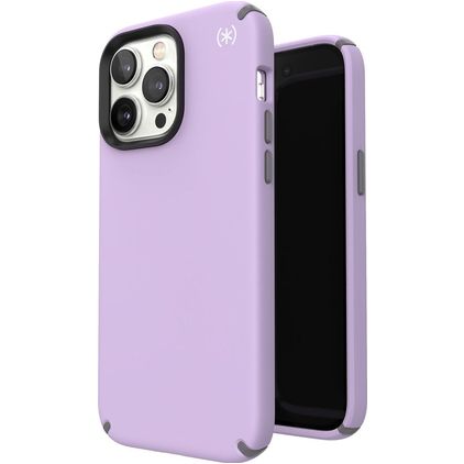 Speck Presidio2 Pro iPhone 14 Pro Max MagSafe Plastique rigide Coque arrière Antichoc - Spring Purple