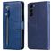 Mobigear Zipper Samsung Galaxy S23 Étui Portefeuille - Bleu