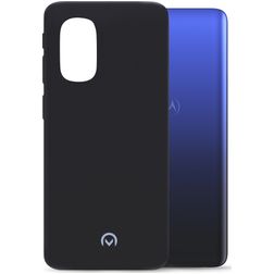 Mobilize Rubber Gelly Motorola Moto G51 5G TPU souple Coque arrière - Matt Black