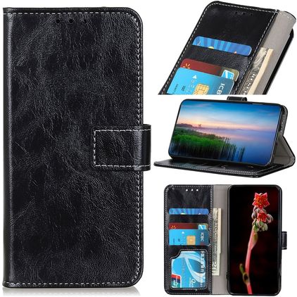 Mobigear Basic Housse Samsung Galaxy M33 Etui Porte-Monnaie - Noir