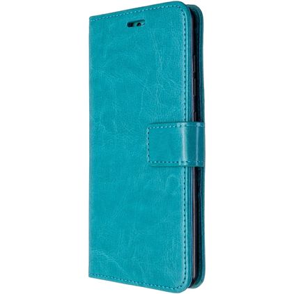 Mobigear Wallet Housse Samsung Galaxy A51 Etui Porte-Monnaie - Turquoise