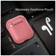 Mobigear Colors Coque Apple AirPods 1 Coque en Silicone Souple - Rose