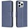 Mobigear Excellent Housse iPhone 16 Pro Etui Porte-Monnaie - Bleu