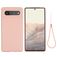 Mobigear Rubber Touch Coque Google Pixel 6 Coque arrière en Silicone - Rose