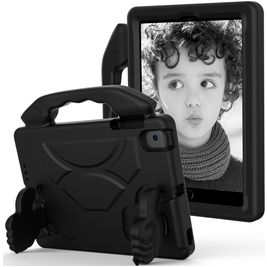 Mobigear Thumbs Up Coque iPad Mini 4 (2015) Coque de tablette pour enfants avec Poignée Enfants en EVA - Noir