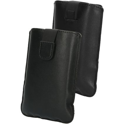 Mobiparts Classic Pouch Pochette (max 11,5 cm x 7,5 cm) - Etui à insérer - Poche téléphone - Noir