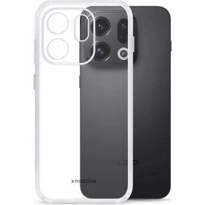 Mobilize Gelly Transparent OPPO Find X9 TPU souple Coque arrière - Transparent