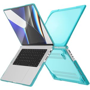 Mobigear Shockproof MacBook Pro 14 Pouces (2021-2026) Coque - Bleu - Model A2442 / A2779 / A2918 / A2992 / A3401 / A3112 / A3434 / A3427 / A3426