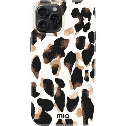 MIO iPhone 15 Pro Max MagSafe Plastique rigide Coque arrière - Leopard