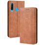 Mobigear Sensation Housse Huawei P Smart Plus (2019) Etui Porte-Monnaie - Cognac