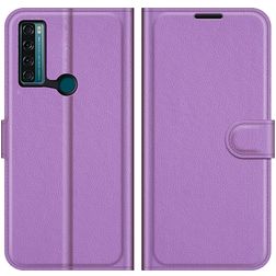 Mobigear Classic Housse TCL 20 SE Etui Porte-Monnaie - Violet