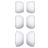 Xccess Silicon Replacement Ear Tips for Airpod Pro 1/2 Size S/M/L (3 Pair) White