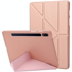 Mobigear Origami Samsung Galaxy Tab S9 Étui - Rose doré