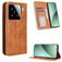 Mobigear Sensation Housse Xiaomi 15 Pro Etui Porte-Monnaie - Marron