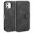 Mobigear Retro Housse iPhone 11 Etui Porte-Monnaie - Noir